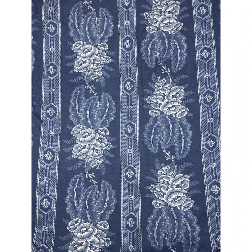 Lauren Ralph Lauren‎ Fitted Sheet Biarritz TWIN Floral Blue Discontinued